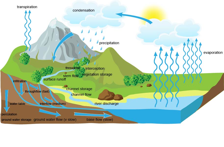 Water cycle diagram hires stock photography and images  Alamy